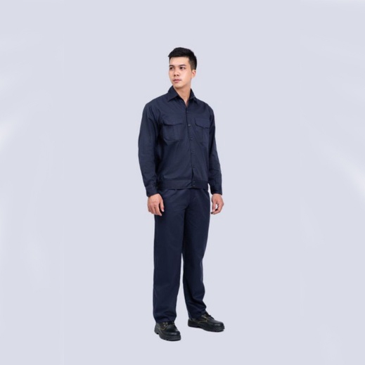 Đồ bảo hộ lao động,Đồng Phục nhân viên kĩ thuật thương hiệu Misa vải KaKi màu Xanh Đen MISA09